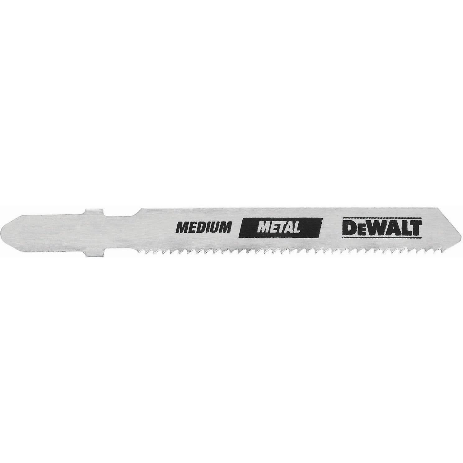 DeWalt DW3768-5 3" Carbide Grit T-Shank Cobalt Steel Jigsaw Blade