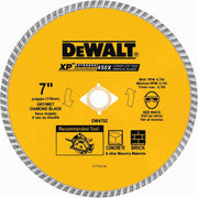 DeWalt DW4702 7 in. XP Turbo Diamond Blade