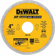DeWalt DW4729 4 in. x .060 in. Ceramic Tile Blade Wet/Dry