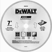 DeWalt DW4791 7 in. x .060 Tile Blade Wet