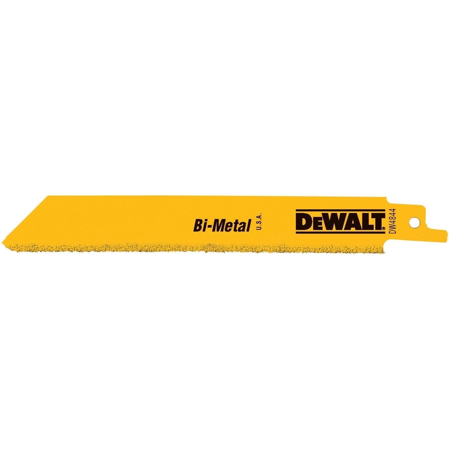 DeWalt DW4844 6" Carbide-Coated Reciprocating Saw Blade (Coarse)