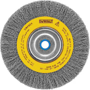 DeWalt DW4904 6" Crimped Bench Wire Wheel 5/8"-1/2"