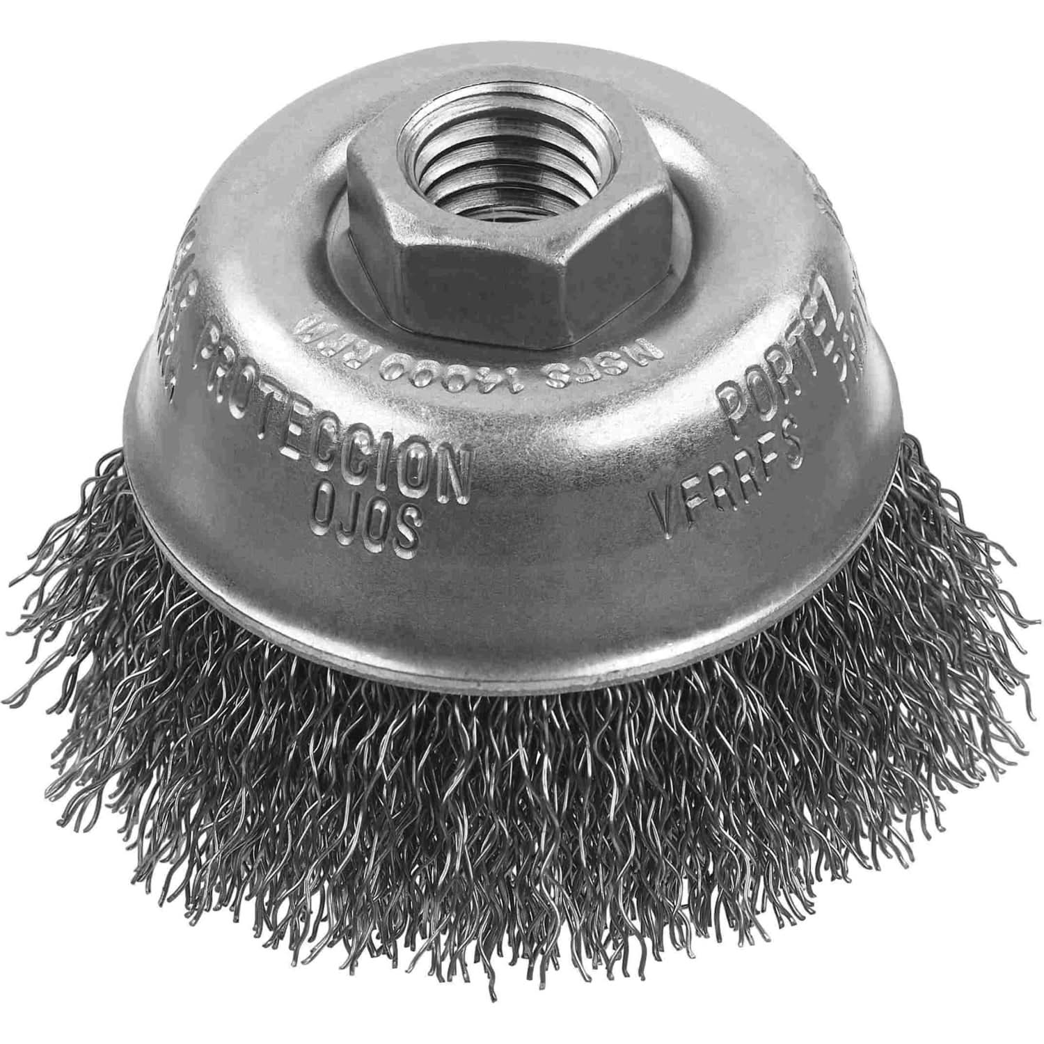 DeWalt DW49150 3" x 5/8"-11 XP .014 Carbon Crimp Wire Cup Brush