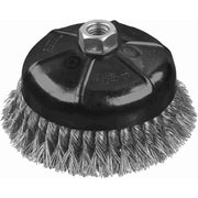 DeWalt DW4916 4" x 5/8"-11 HP .020 Carbon Knot Wire Cup Brush