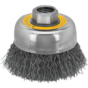 DeWalt DW4922 5" x 5/8"-11 HP .014 Carbon Crimp Wire Cup Brush