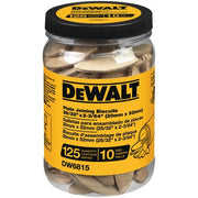 DeWalt DW6815 No. 10 Size Biscuits, 125-Pack