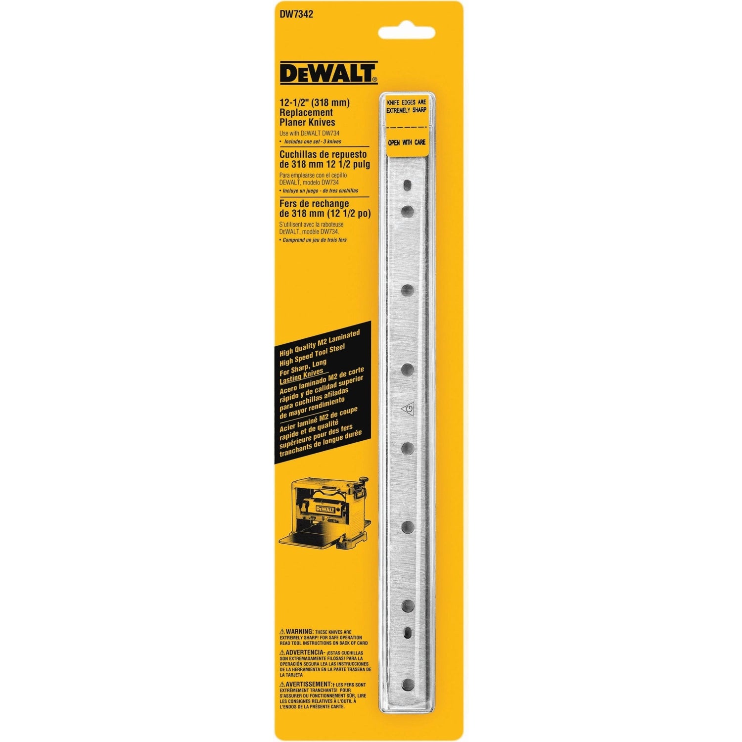 DeWalt DW7342 12-1/2" Planer Blades