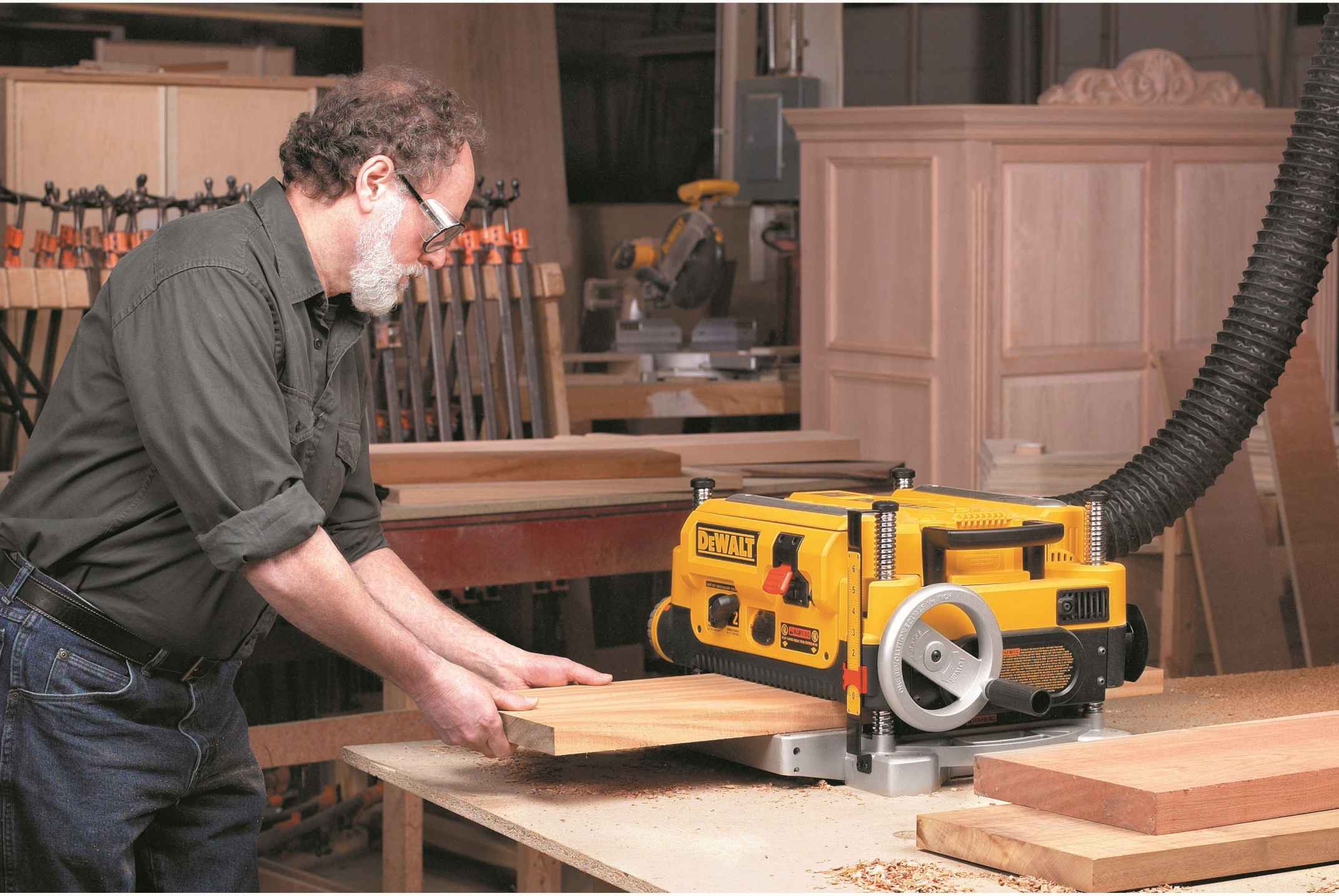 DEWALT DW735 13" Three Knife, Two Speed Thickness Planer
