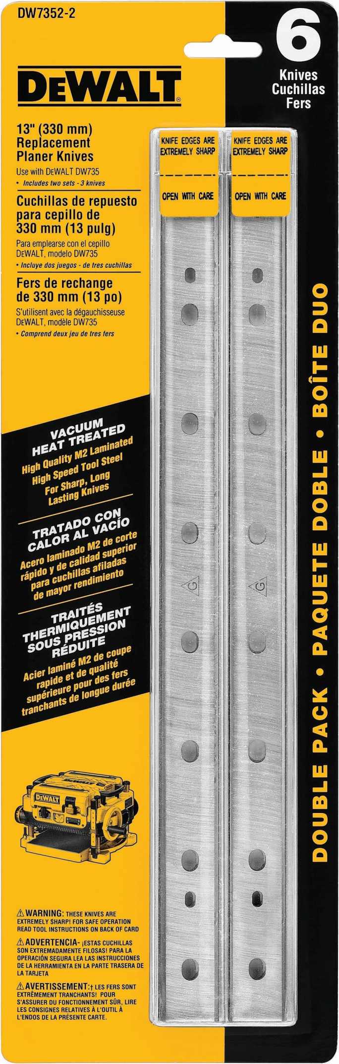 DeWalt DW7352 13" Planer Blades