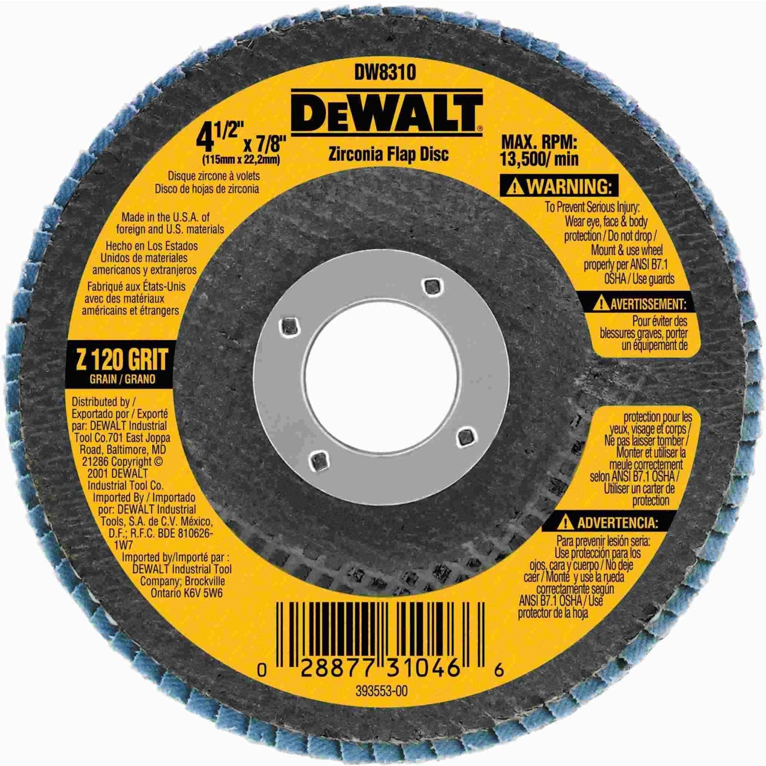 DeWalt DW831 5" (125mm) Medium Angle Grinder