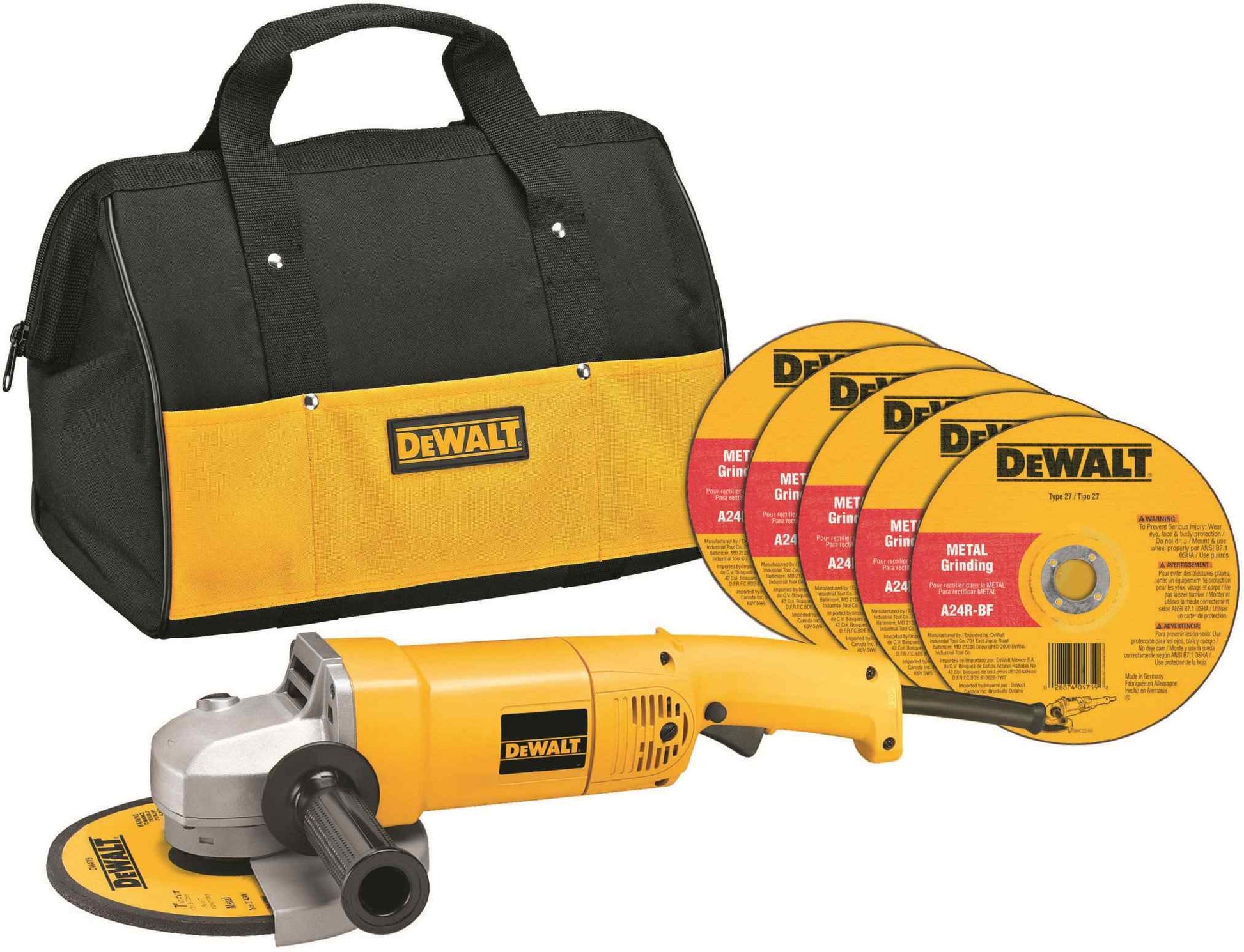 DeWalt DW840 7" (180mm) Medium Angle Grinder