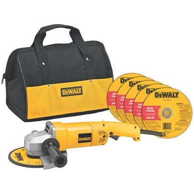 DeWalt DW840K HD 7-Inch Angle Grinder with Bag and Wheels