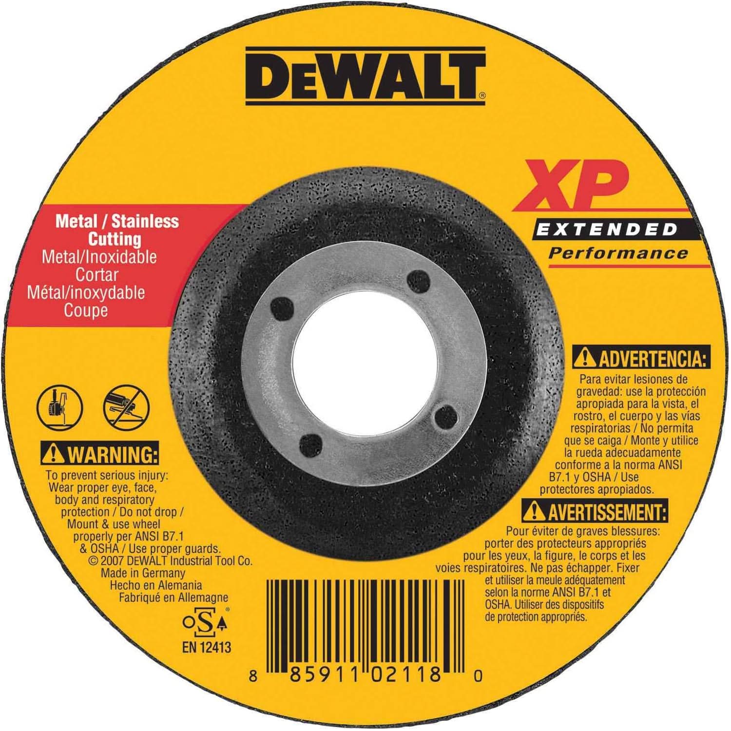 DeWalt DW8860 7" X .045" X 7/8" XP Cutting Wheel
