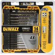 Dewalt DWA1240 14-Piece PP Industrial Cobalt Alloy Steel Set