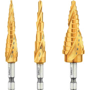 Dewalt DWA1790IR 3-Piece IMPACT READY Step Drill Bit Set