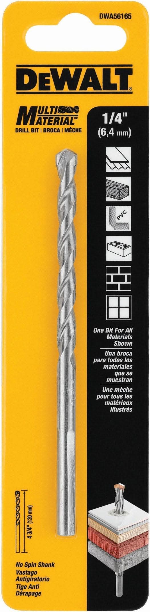 DeWalt DWA56165 1/4" x 4-3/4" Drill Bit