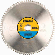 Dewalt DWA7739 12-Inch 80T Stainless Steel Metal Cutting 1-Inch Arbor