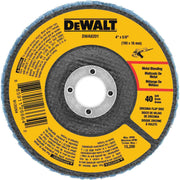 DeWalt DWA8201 4" x 5/8" 40 Grit Zirconia T29 Flap Disc