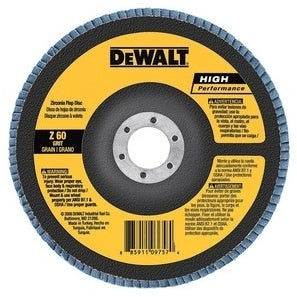 DeWalt DWA8203 4" x 5/8" 80 Grit Zirconia T29 Flap Disc