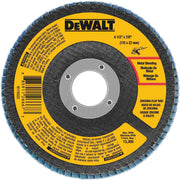 DeWalt DWA8208 4-1/2" x 7/8" 80 Grit Zirconia T29 Flap Disc