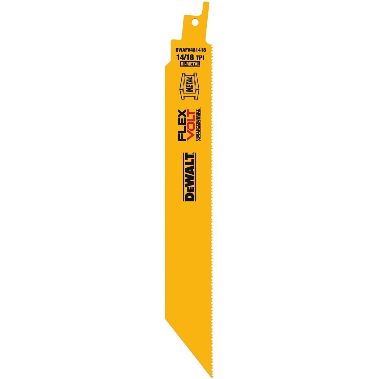 Dewalt DWAFV481418 DEWALT 8" 14/18TPI Metal Recip Blade 5PK