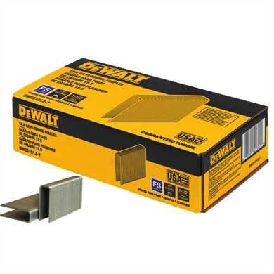 DeWalt DWCS1512-7 15.5 Gauge, 1/2-Inch Crown, 1-1/2-Inch Hardwood Flooring Staples - 7.7M QTY