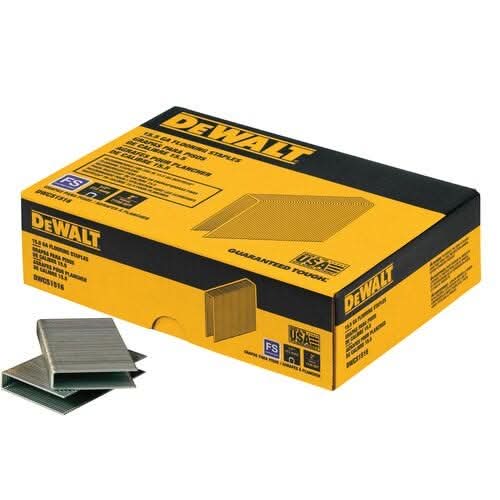 DeWalt DWCS1516 15.5 Gauge, 1/2-Inch Crown, 2-Inch Hardwood Flooring Staples
