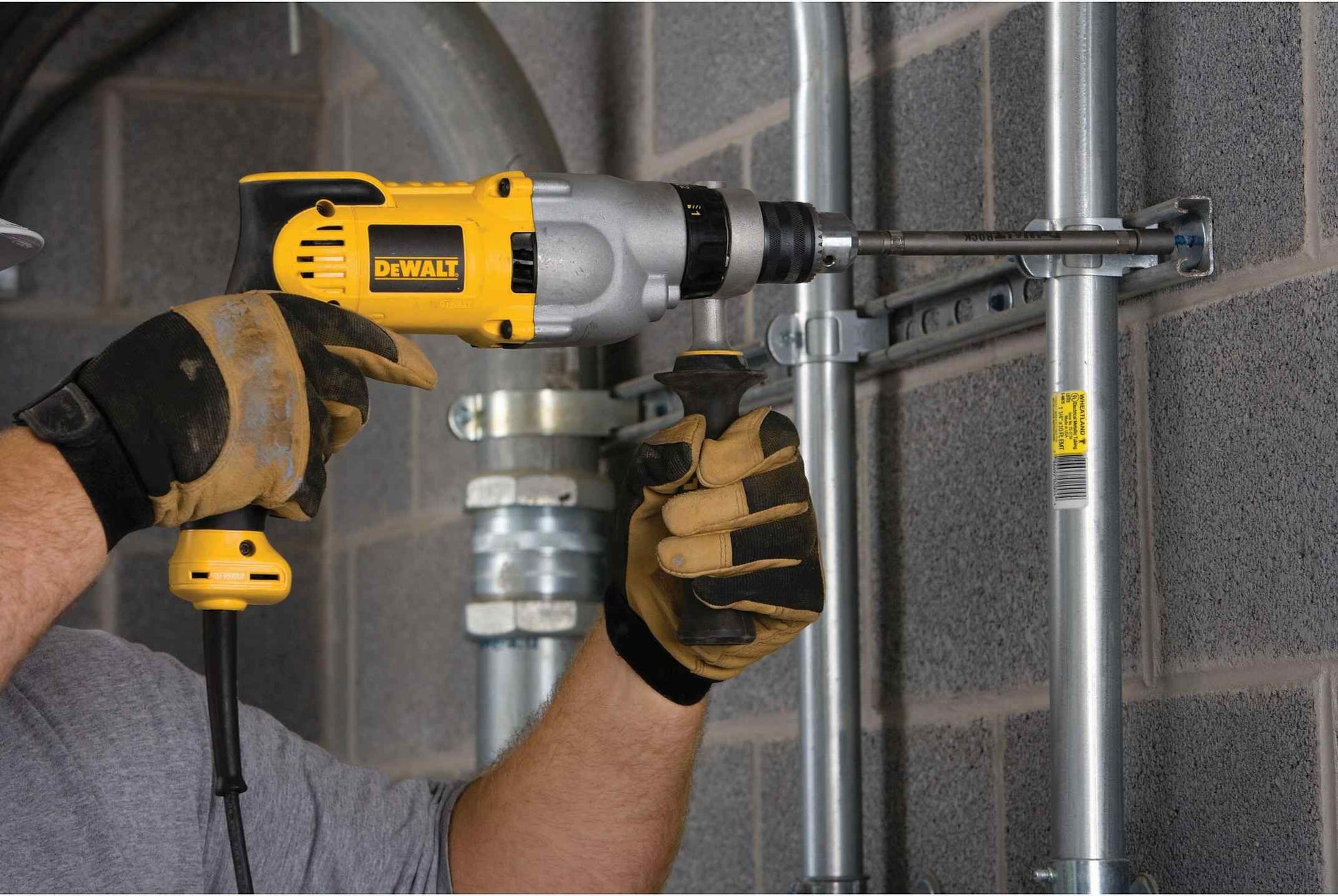 DeWalt DWD520K 1/2" VSR Pistol Grip Hammerdrill Kit