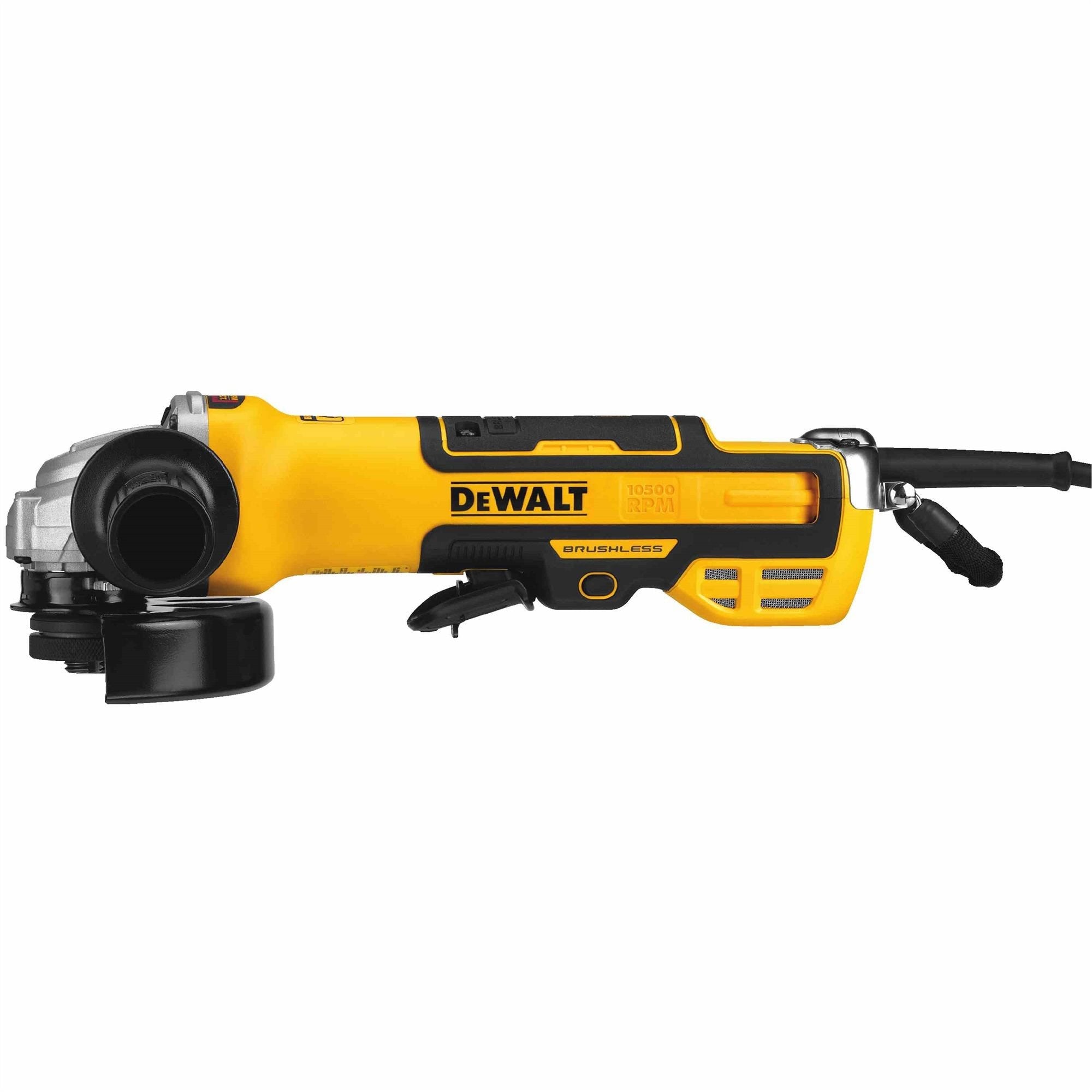 DeWalt DWE43214N 5 In. Brushless Paddle Switch Small Angle Grinder With Kickback Brake, No Lock-On
