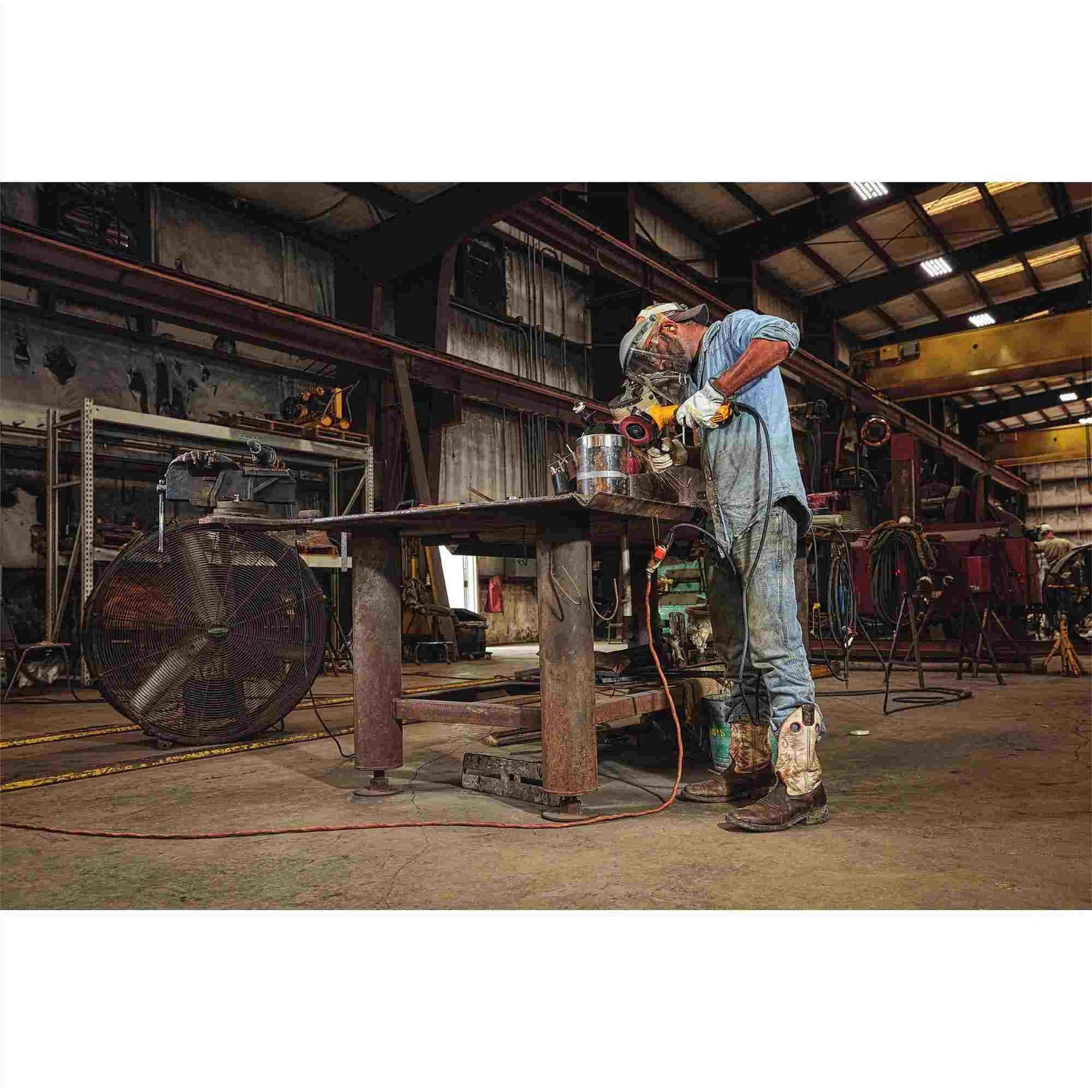 DeWalt DWE43214N 5 In. Brushless Paddle Switch Small Angle Grinder With Kickback Brake, No Lock-On