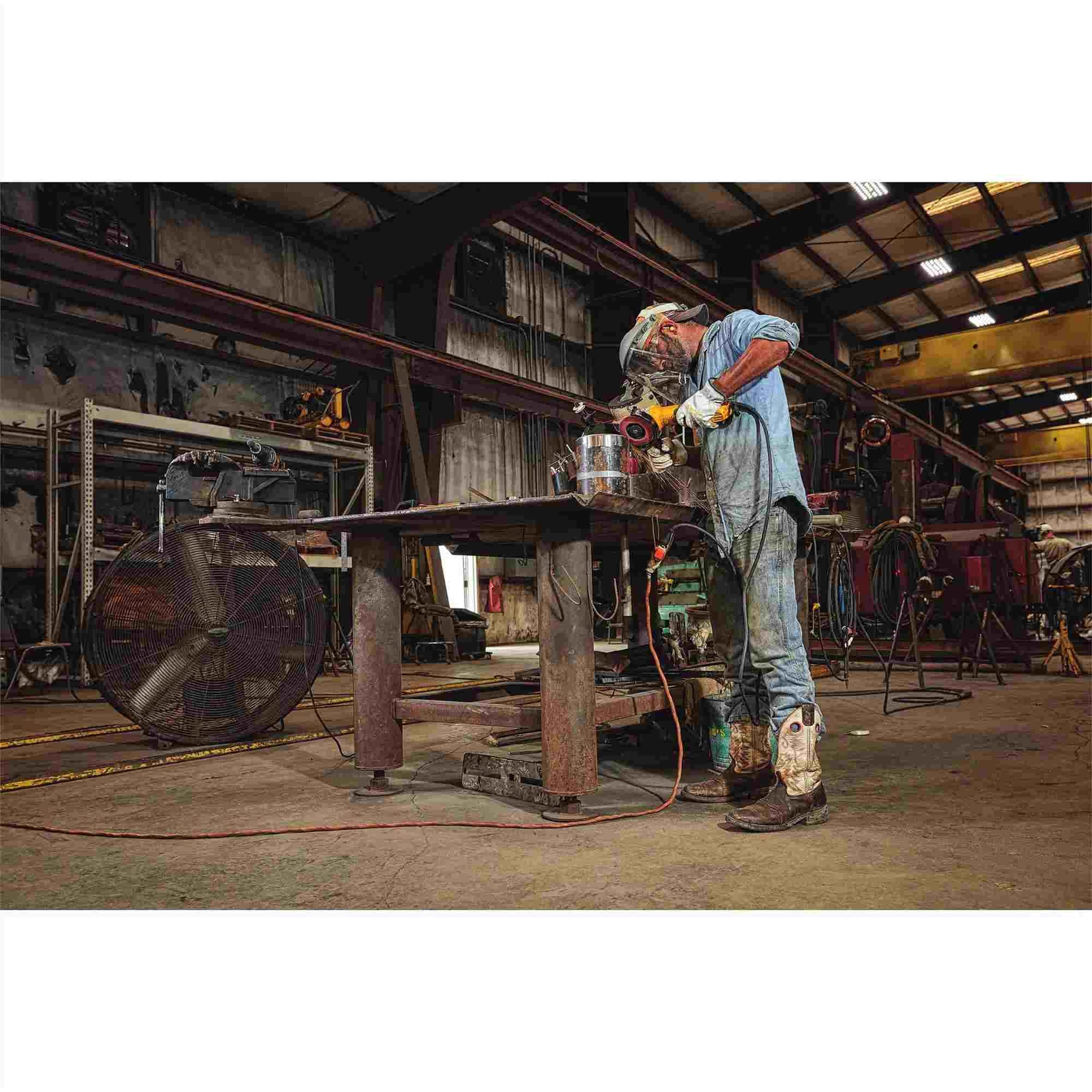 DeWalt DWE43214N 5 In. Brushless Paddle Switch Small Angle Grinder With Kickback Brake, No Lock-On