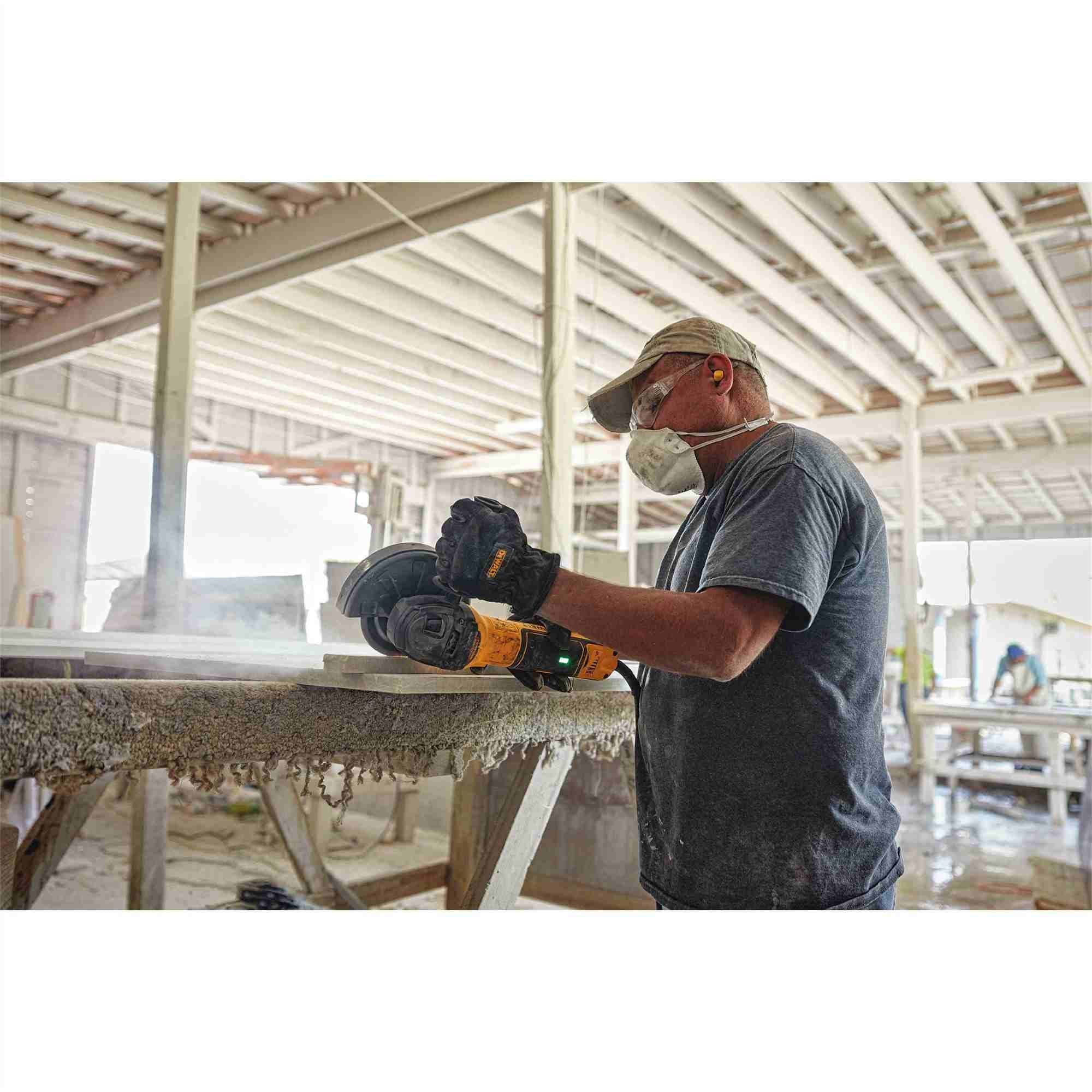 DeWalt DWE43231VS 5" Brushless Slide Switch Small Angle Grinder With Kickback Brake