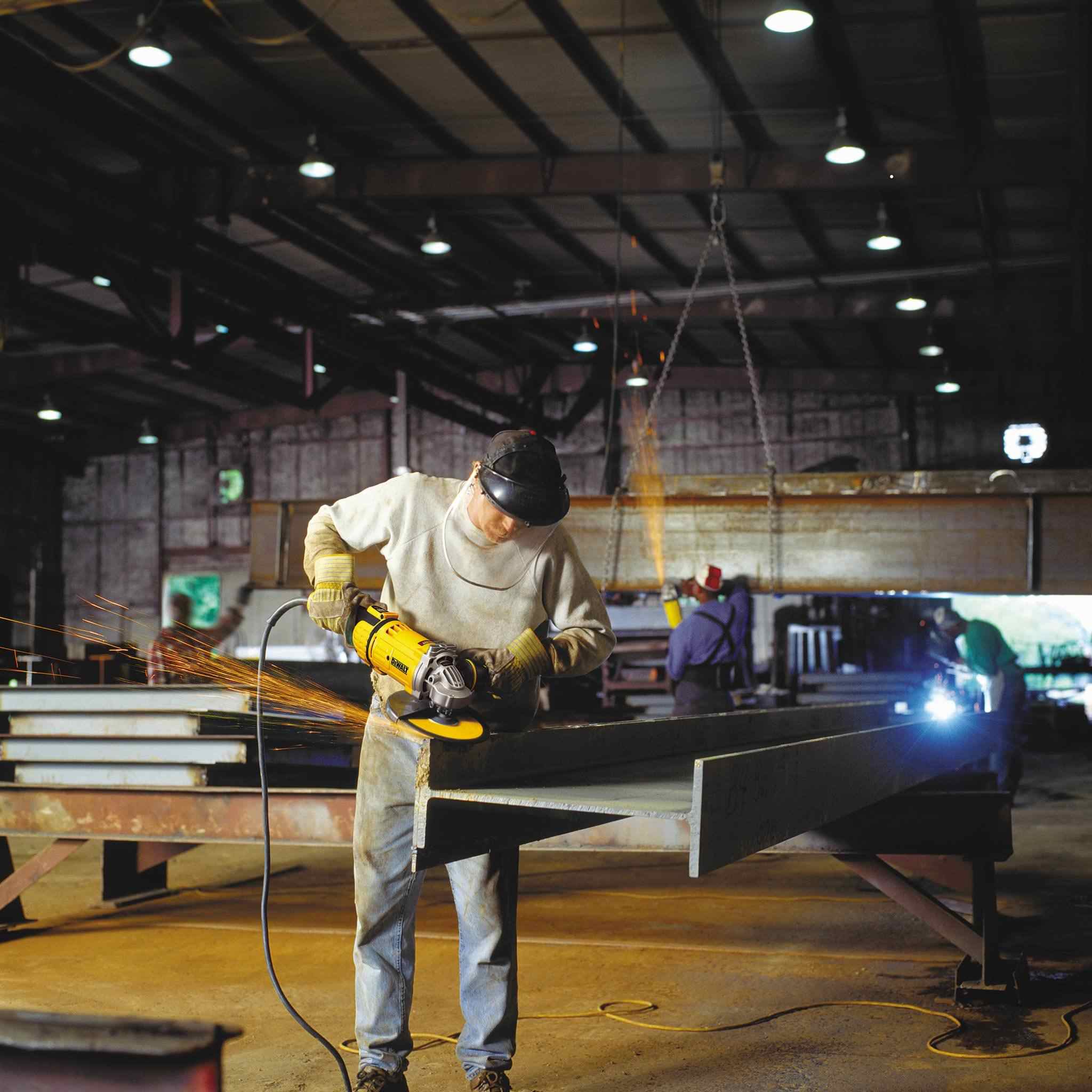 DeWalt DWE4599N 9" 6,500 RPM 4.9 HP Angle Grinder, No-Lk