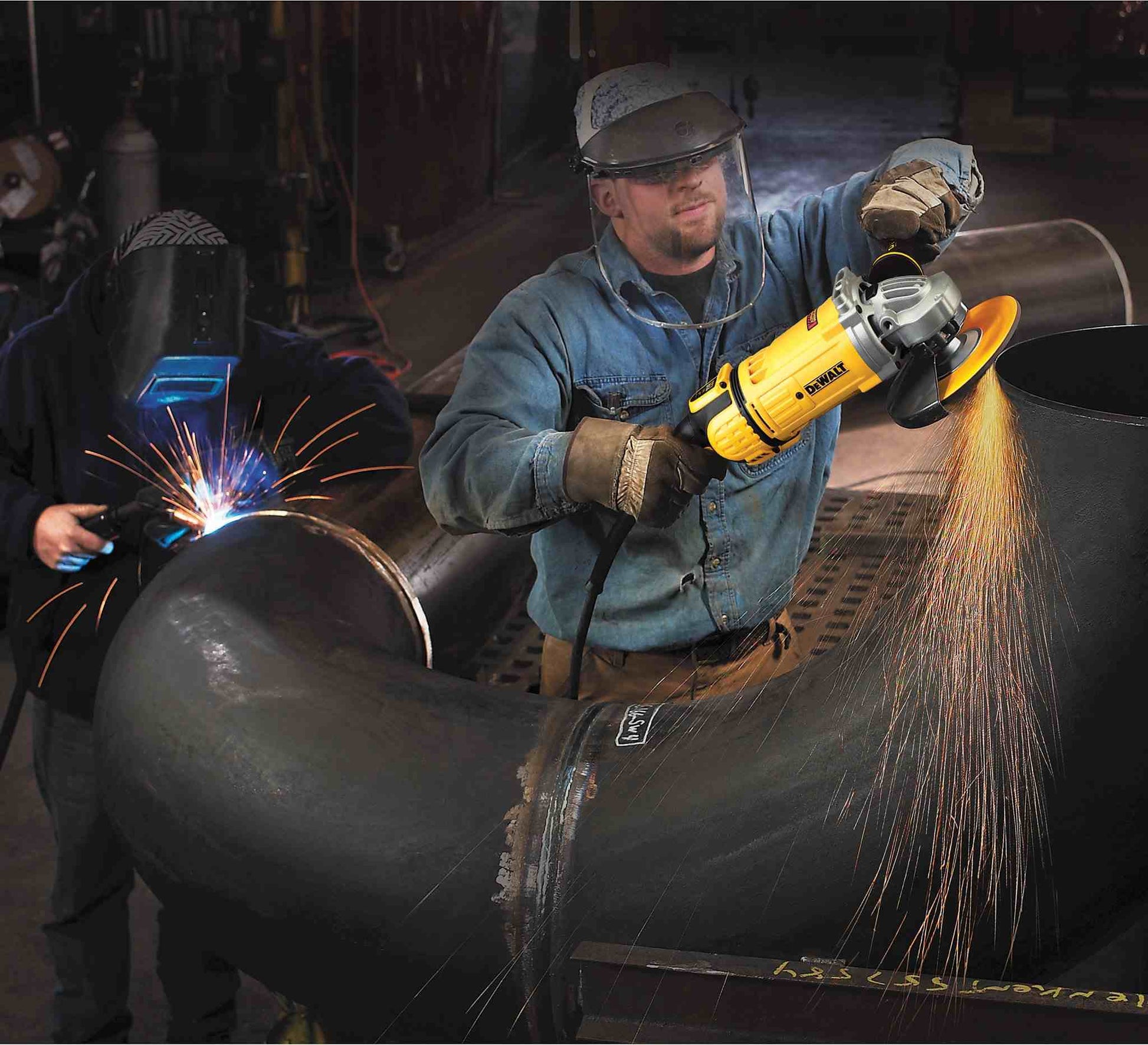 DeWalt DWE4599N 9" 6,500 RPM 4.9 HP Angle Grinder, No-Lk