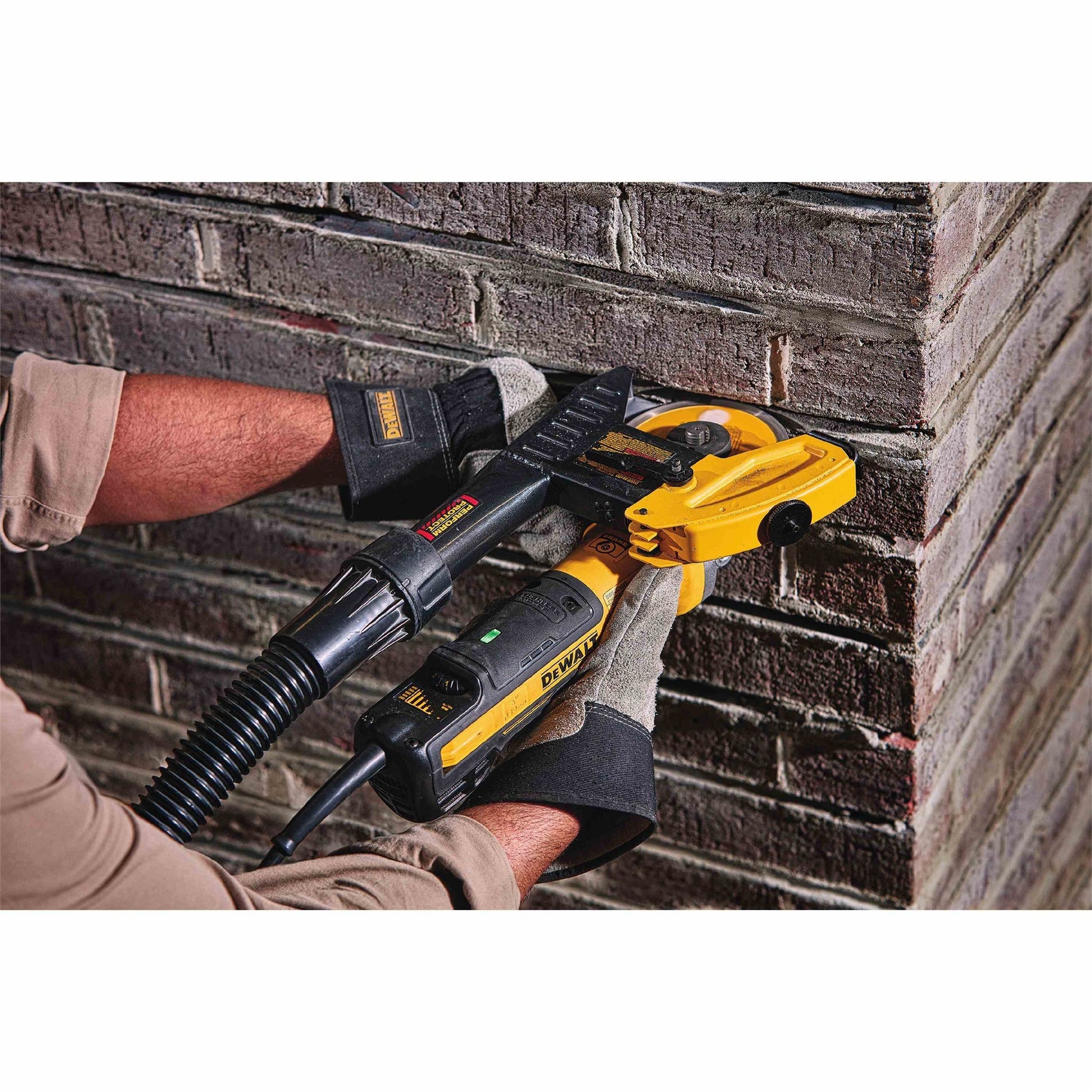 DeWalt DWE46202 5" / 6" Brushless Small Angle Grinder, Slide With Tuckpointing Shroud