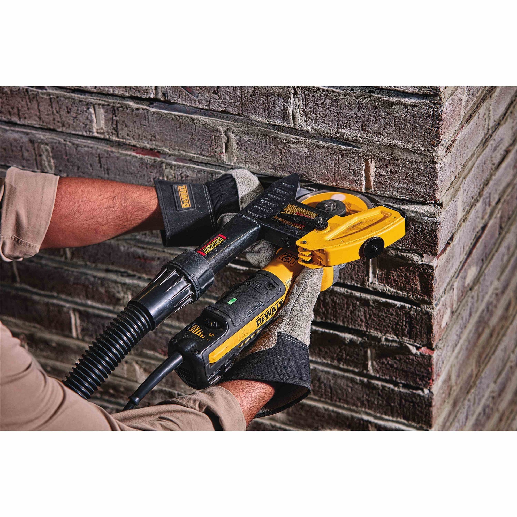 DeWalt DWE46202 5" / 6" Brushless Small Angle Grinder, Slide With Tuckpointing Shroud