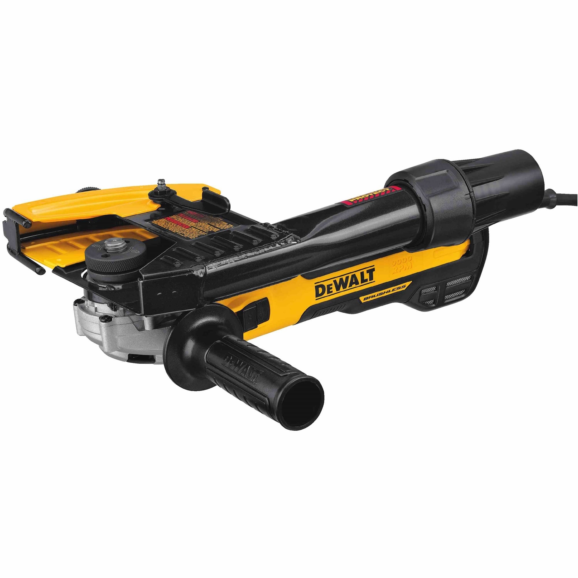 DeWalt DWE46202 5" / 6" Brushless Small Angle Grinder, Slide With Tuckpointing Shroud