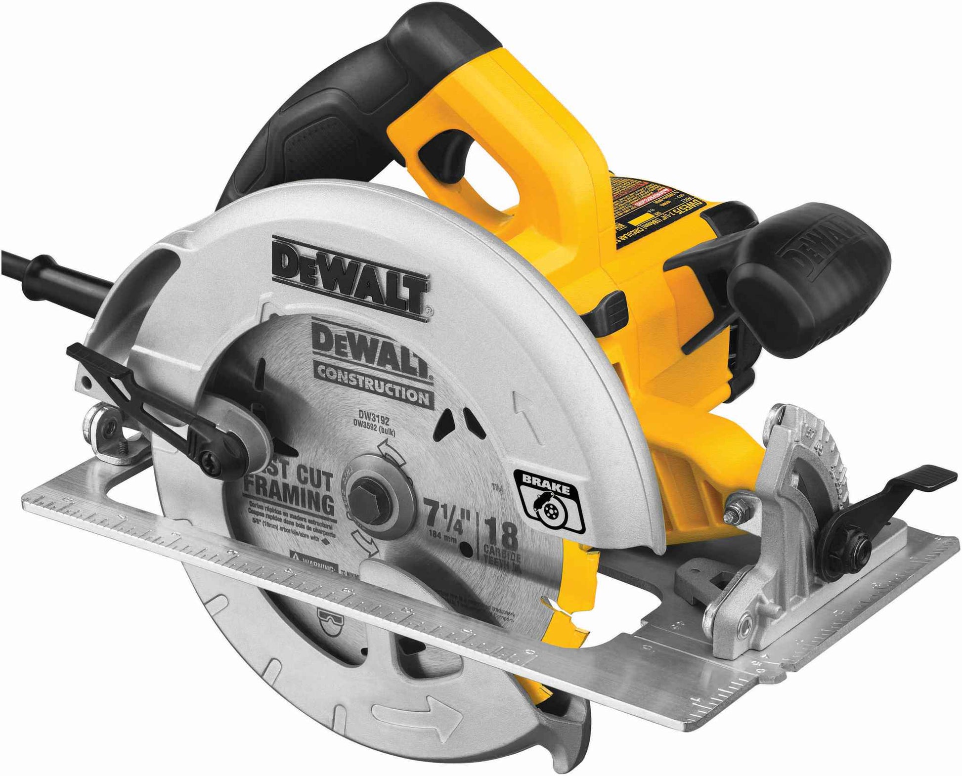 DeWalt DWE575SB 7-1/4" Lightweight Circular Saw W/ Electric Brake