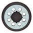 DeWalt DWE64233 5-Inch Eight Hole Hook & Loop Pad - Medium