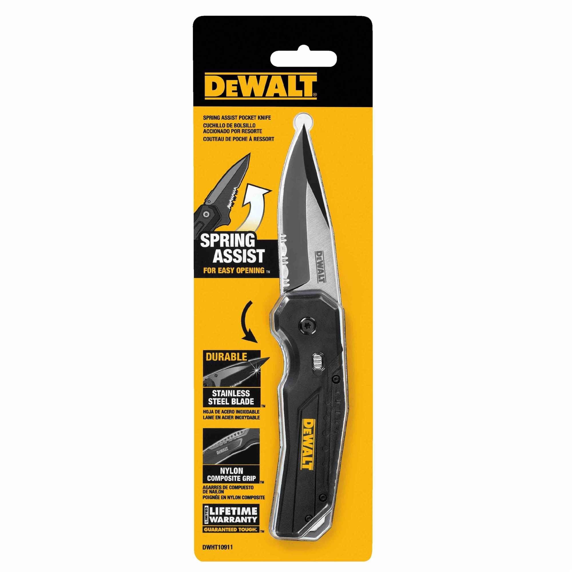 DeWalt DWHT10911 Spring Assist Pocket Knife