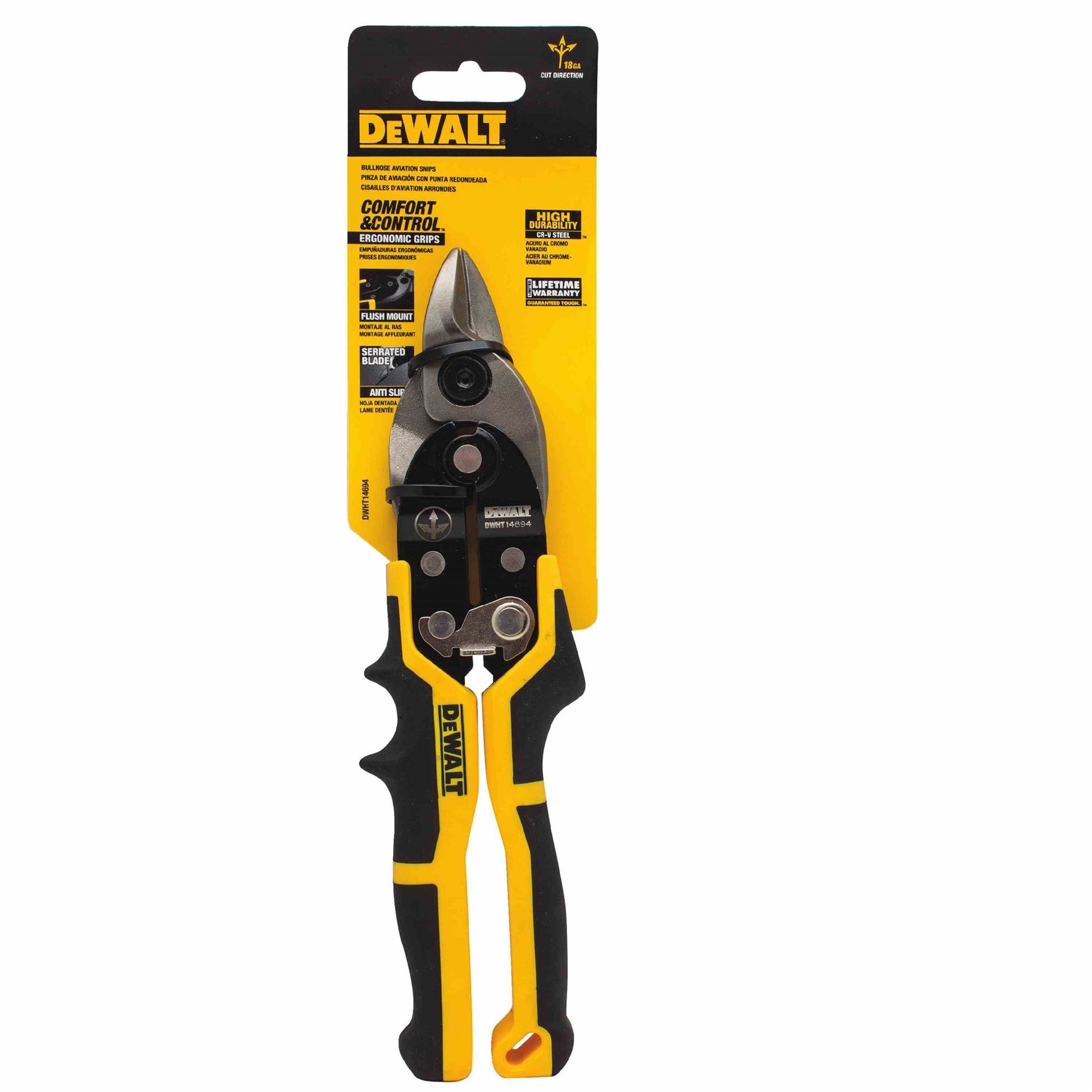 DeWalt DWHT14694 Bullnose Aviation Snip