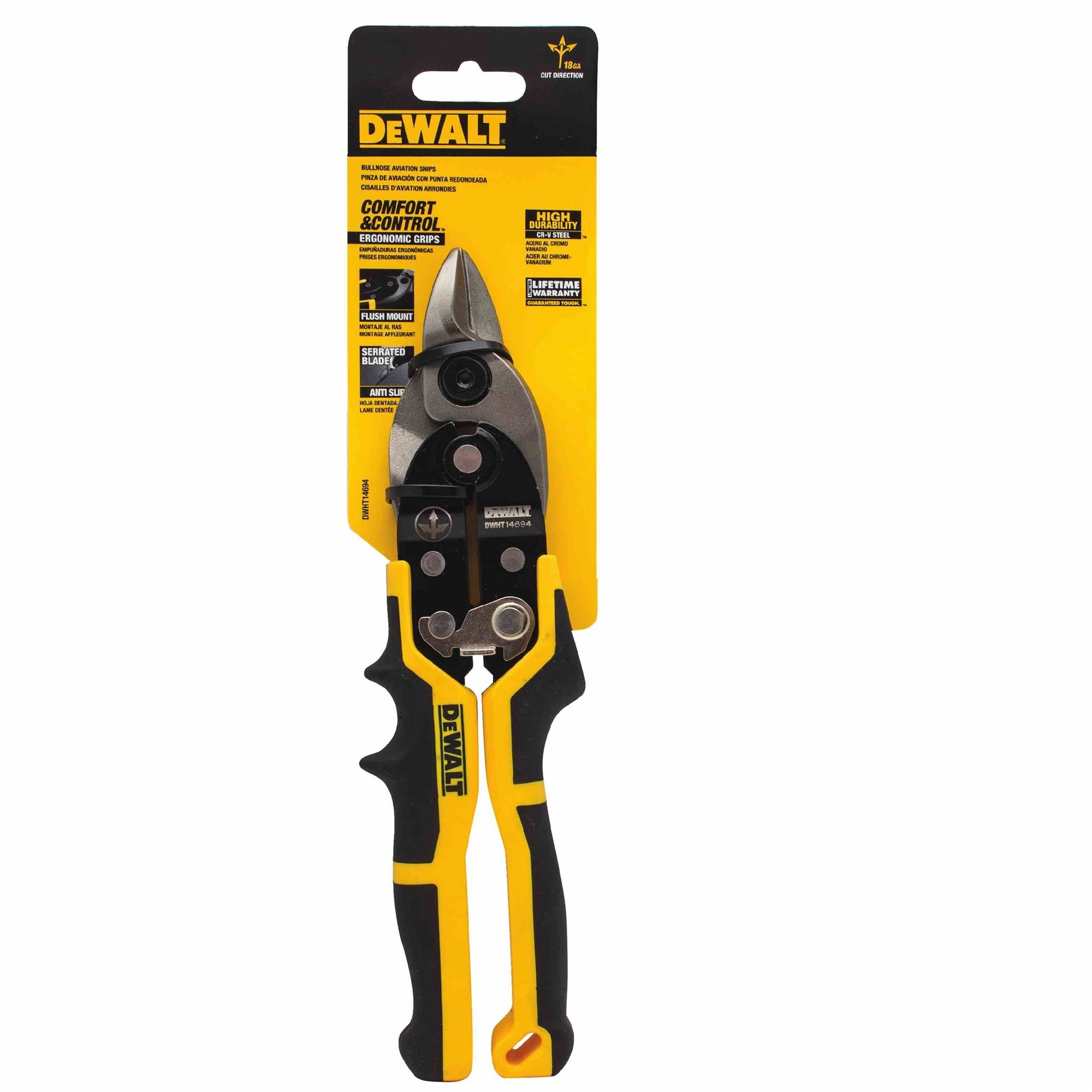 DeWalt DWHT14694 Bullnose Aviation Snip