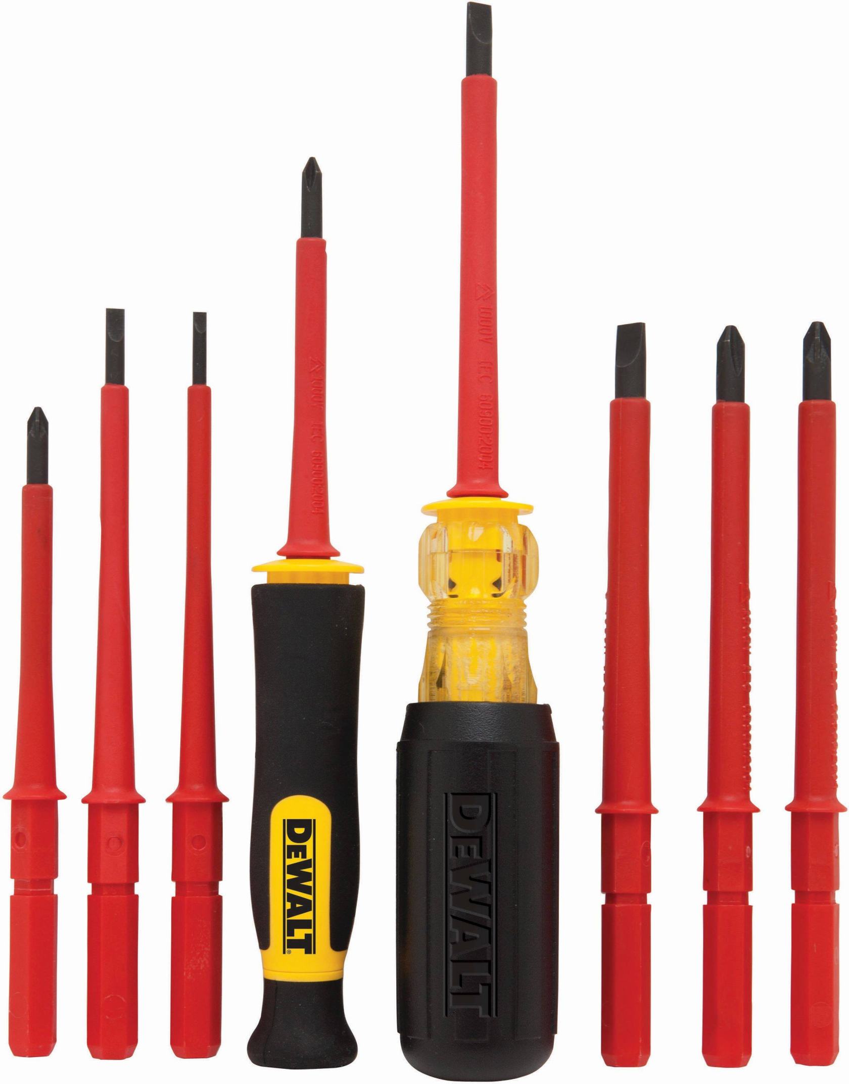 DeWalt DWHT66417 Vinyl Grip Insulated Screwdriver Set