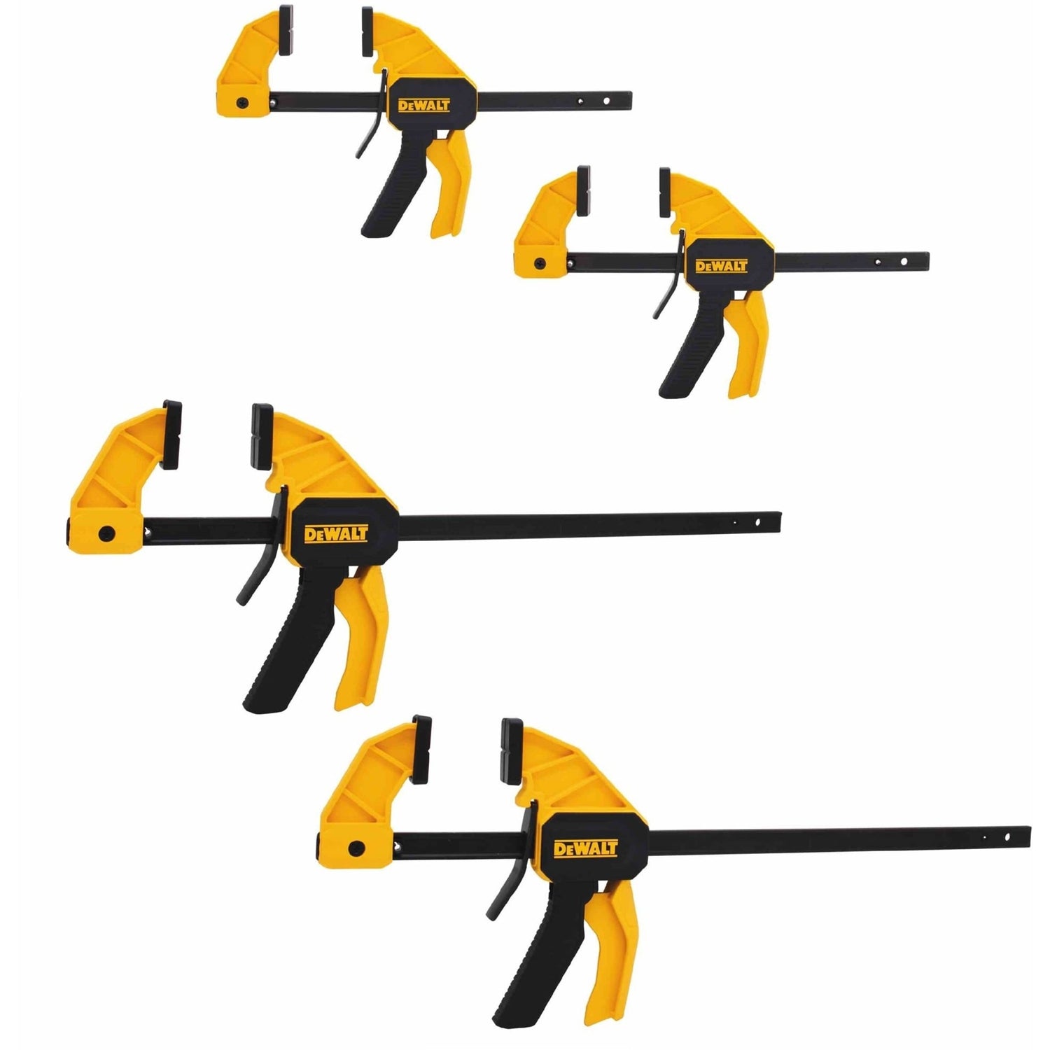 Dewalt DWHT83196 Medium and Large Trigger Clamps - 4 Pack