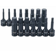 Dewalt DWMT19233 15 Piece 1/2-in Drive Combination Impact Hex Bit Socket Set