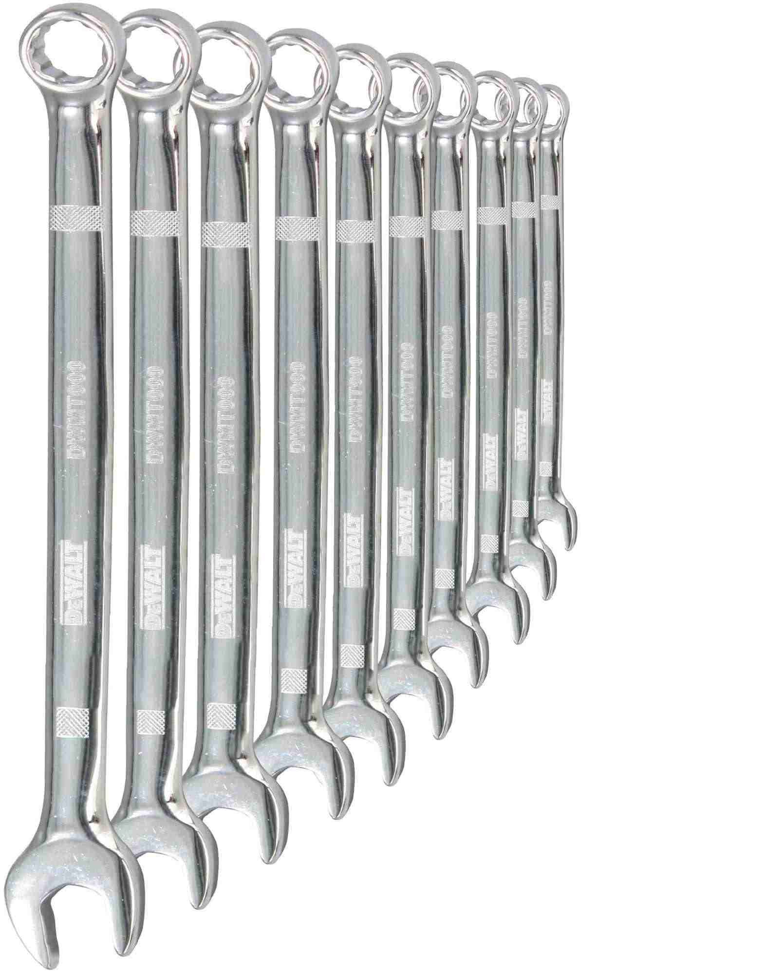 Dewalt DWMT72166 10 Piece Combination Metric Wrench Set