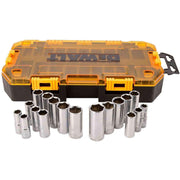 Dewalt DWMT73812 20 Piece 3/8-in Drive Deep Combination Socket Set