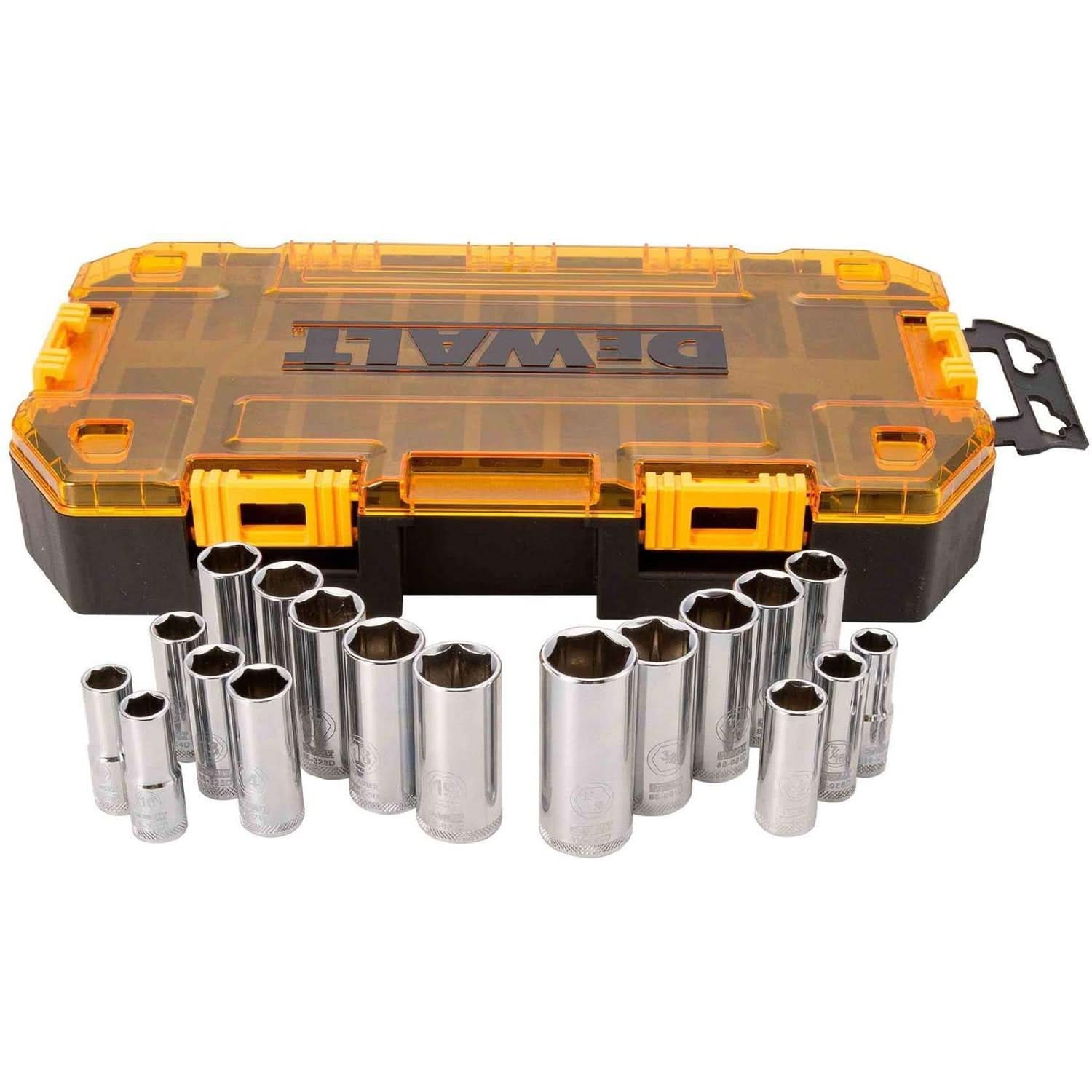 Dewalt DWMT73812 20 Piece 3/8-in Drive Deep Combination Socket Set