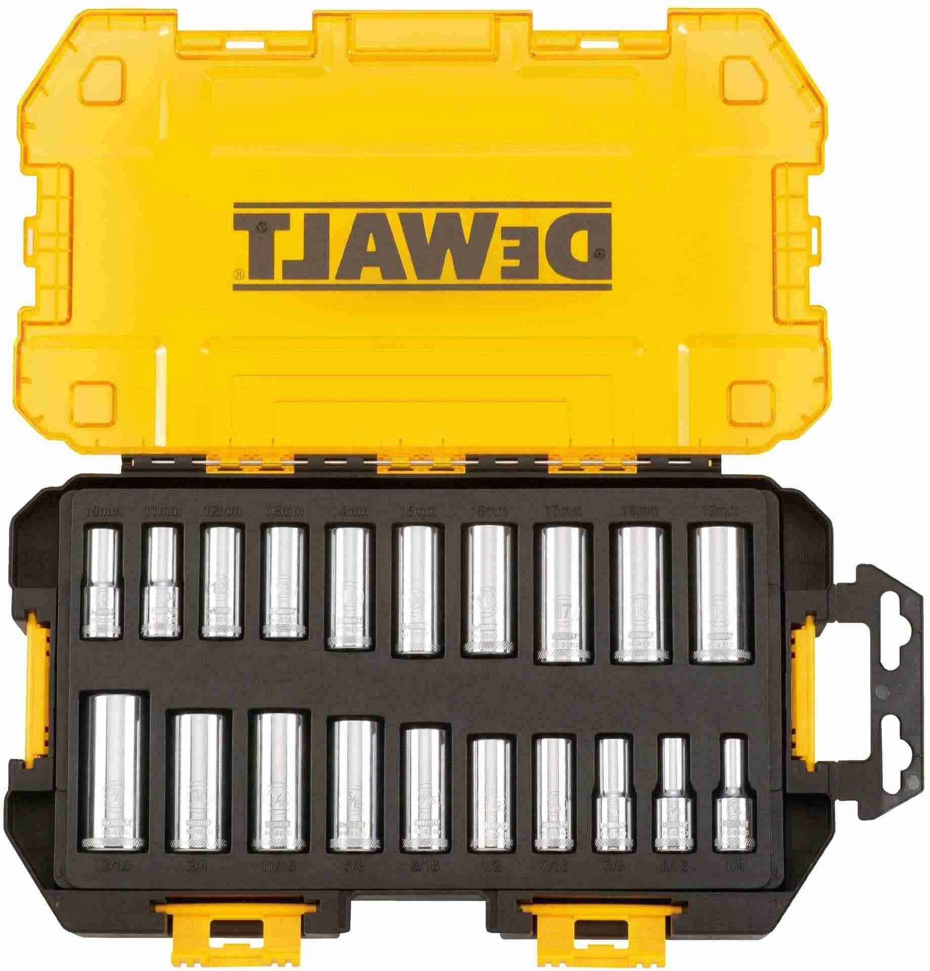 Dewalt DWMT73812 20 Piece 3/8-in Drive Deep Combination Socket Set