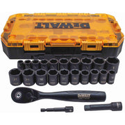 Dewalt DWMT74738 23 Piece 3/8-in Drive Deep Combination Impact Socket Set